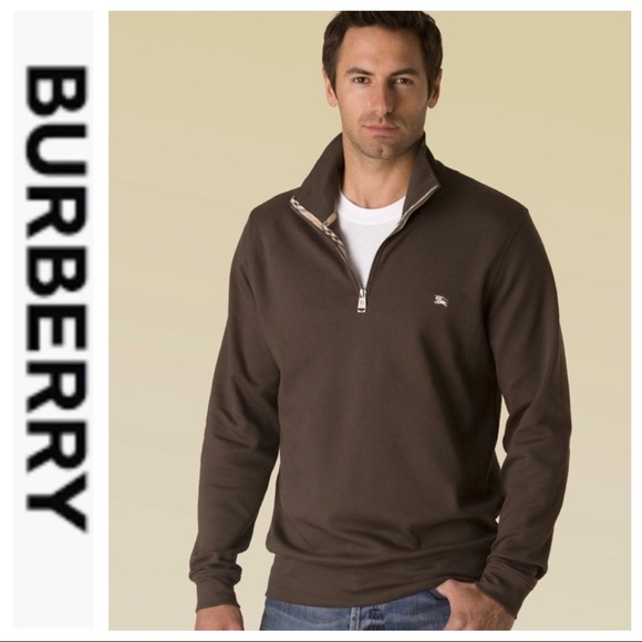 Burberry Other - 💕SALE💕 Burberry Britt Brown Zip Pullover Sweater